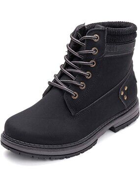 Stylish Women's Lace-Up Ankle Boots for Work, Hiking & Combat - Durable